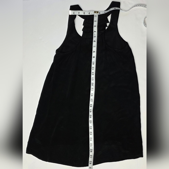 Black Sleeveless Small Silk Top By Silence And Noise - Picture 8 of 12